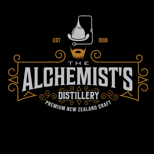 Beard design with the title 'Craft distillery'