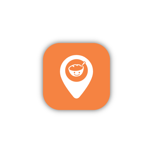 Soup logo with the title 'Food App Icon Design '