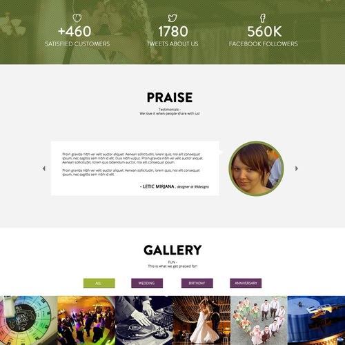 DJ design with the title 'Fresh website needed for mobile DJs in Austin, TX!!!'