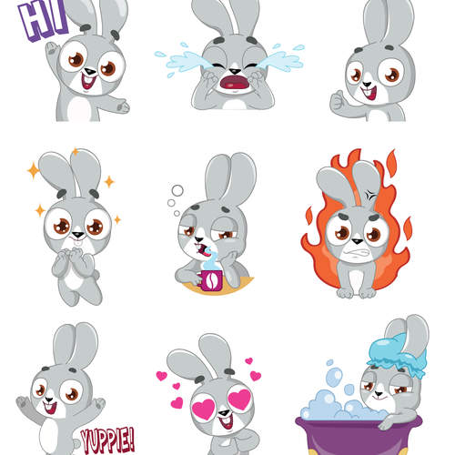 Bunny design with the title 'Bunny'