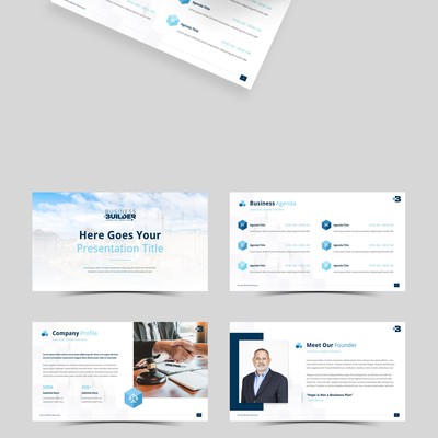Modern Powerpoint Presentation for Business Conference