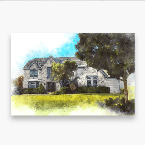 Home artwork with the title 'Home Print for CEO of Wright's Renovations'