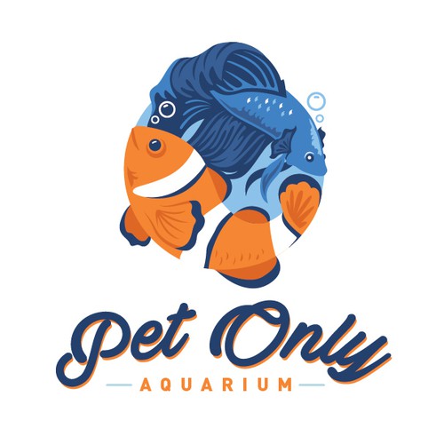 Character brand with the title 'Pet Only Aquarium'