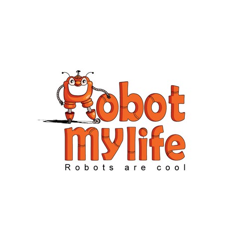 Robotics logo with the title 'Robot my life'