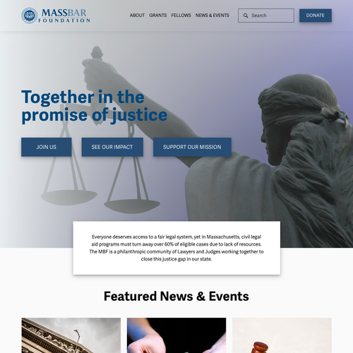 Newsletter design with the title 'MassBar'