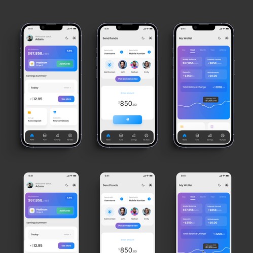 Finance design with the title 'Finance App'