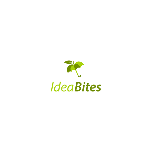 Umbrella design with the title 'Logo Design for Idea Bites'