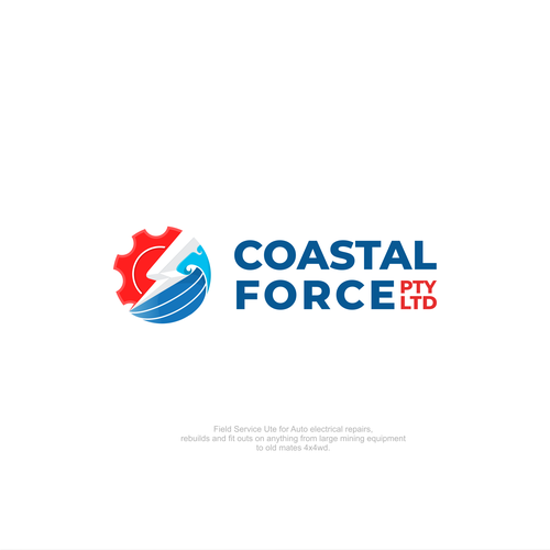 Electrical brand with the title 'Energising Electrical Logo'