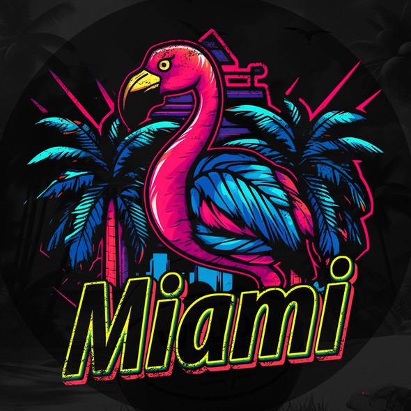 T-shirt with the title 'Miami'