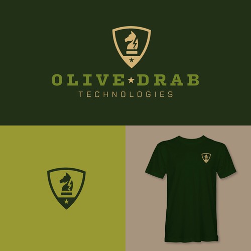 Bishop logo with the title 'Olive Drab Design'