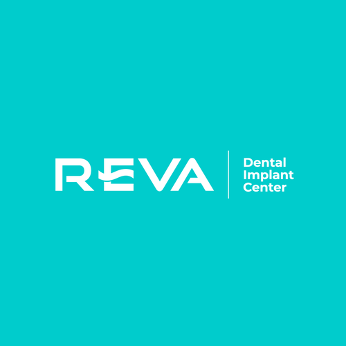 Center logo with the title 'Logo for REVA Dental Implant Center'