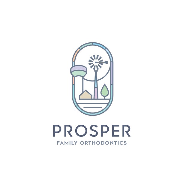 Landscape logo with the title 'Prosper Family Orthodontics'