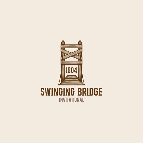 Tournament logo with the title 'Swinging Bridge Invitational'