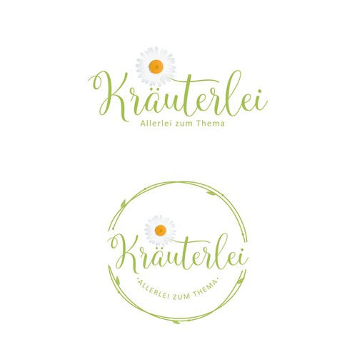 Bio design with the title 'Kräuterlei'