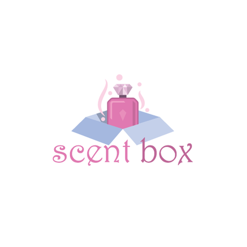 Fashion season logo with the title 'Scent Box'