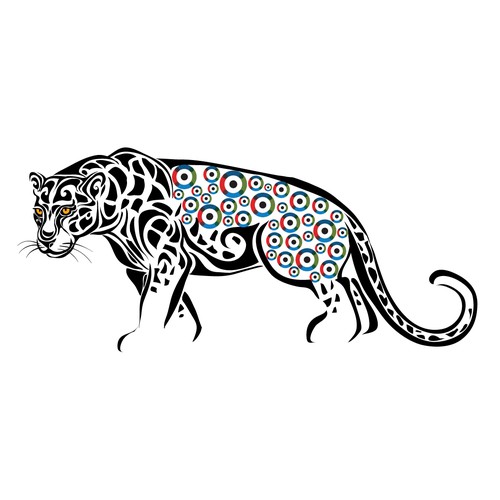 Leopard design with the title 'leopard'