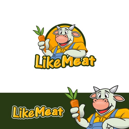 Meat logo with the title 'Propose logo design for LikeMeat'
