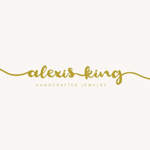 Jewelry design with the title 'Alexis King'