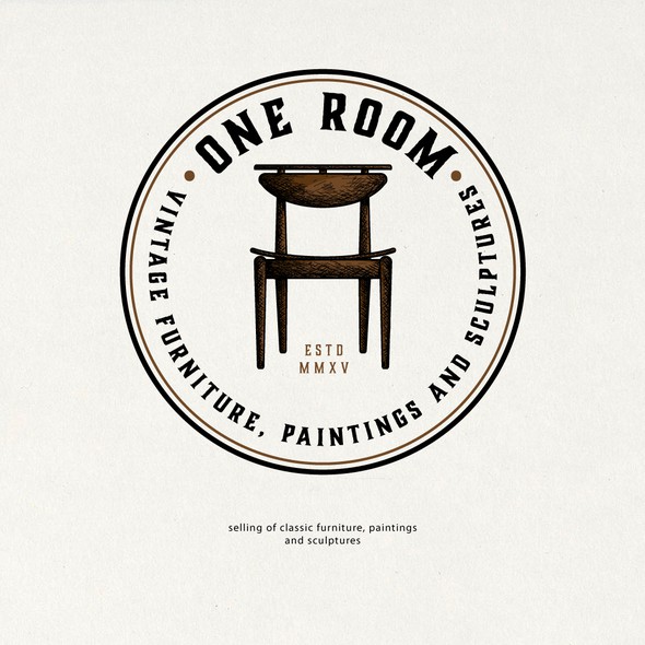 Furniture design with the title 'Logo For One Room'
