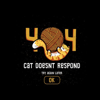 404 Cat Doesn't Respond