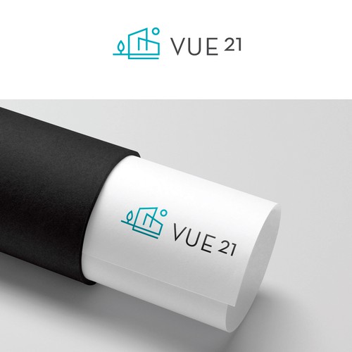 Architecture design with the title 'Logo for the apartment community'