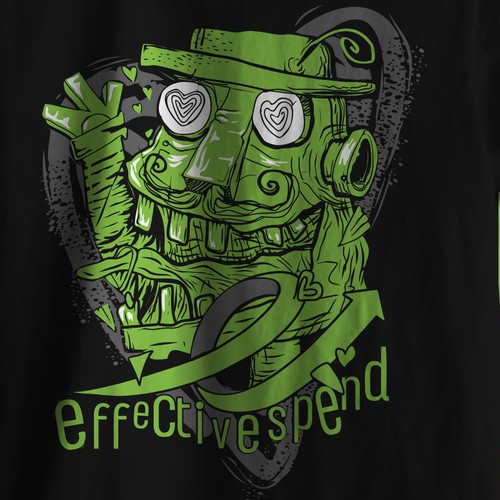 Weird design with the title 'Effective Spend'