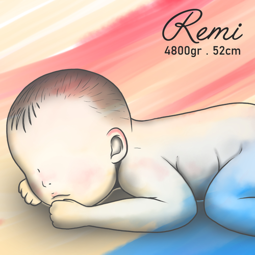 Baby artwork with the title 'Baby Poster'