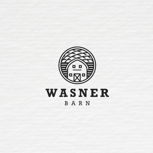 Venue logo with the title 'Monoline logo concept'