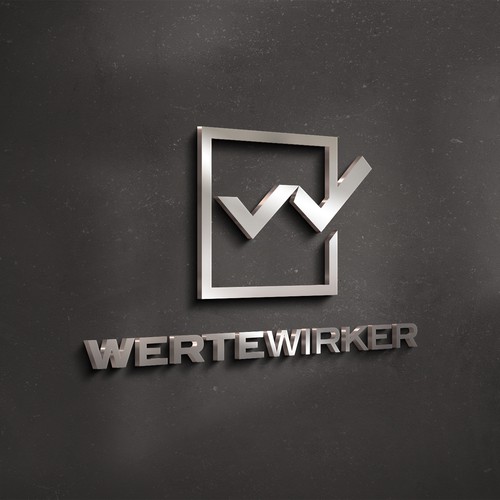 Industrial brand with the title 'Indutrial Minimalist Logo'