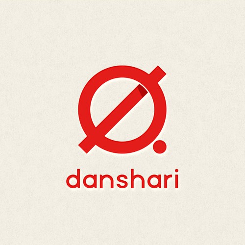 Kanji design with the title 'Danshari Coffee Logo'