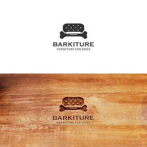 Sofa design with the title 'Barkiture'