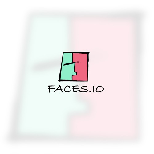 App logo with the title 'FACES.IO Logo'