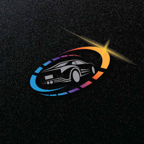 Speed design with the title 'Automotive Logo.'