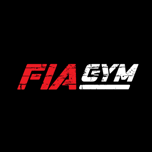 Boxing-gloves logo with the title 'Fia Gym'