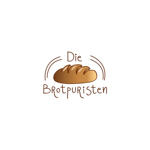 Bread logo with the title 'Die Brotpuristen'