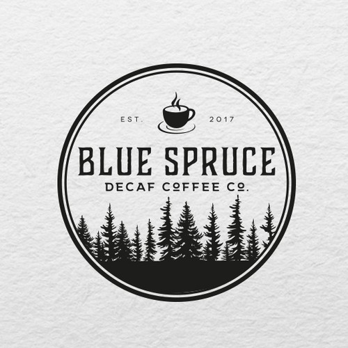 Mug logo with the title 'coffee logo'