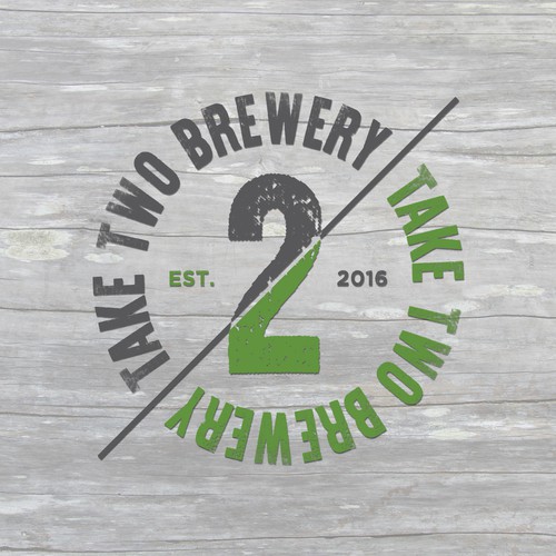 Charcoal logo with the title 'Brewery Startup Logo'