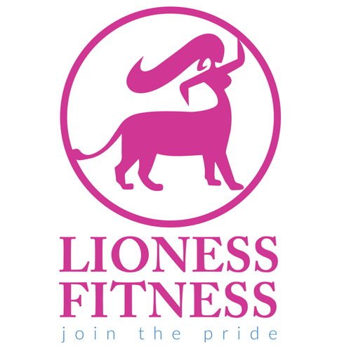 Goddess logo with the title 'lioness fitness'