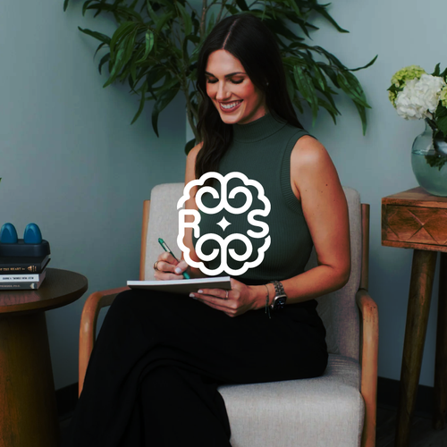 Psychiatry logo with the title 'Robyn Sonnier, LPC, LLC — Logo Design For Mental Health Therapist'