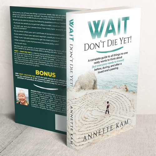 Death design with the title 'Wait Don't Die Yet!'