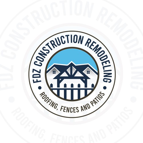 Fencing design with the title 'FDZ CONSTRUCTION REMODELING LLC'