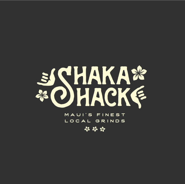 Maui logo with the title 'Shaka Shack'