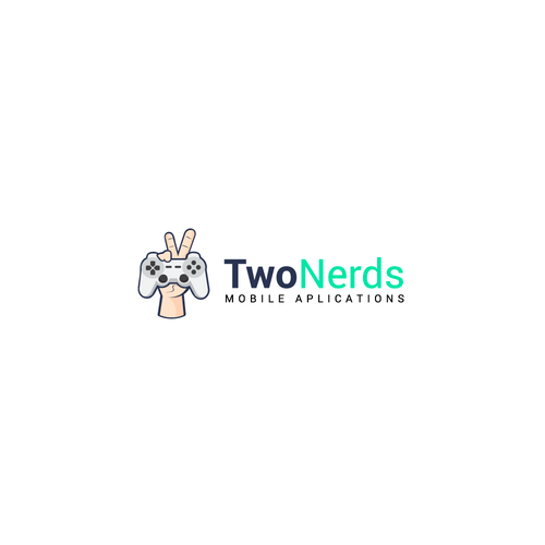 Number 2 logo with the title 'Two Nerds Design Concept'