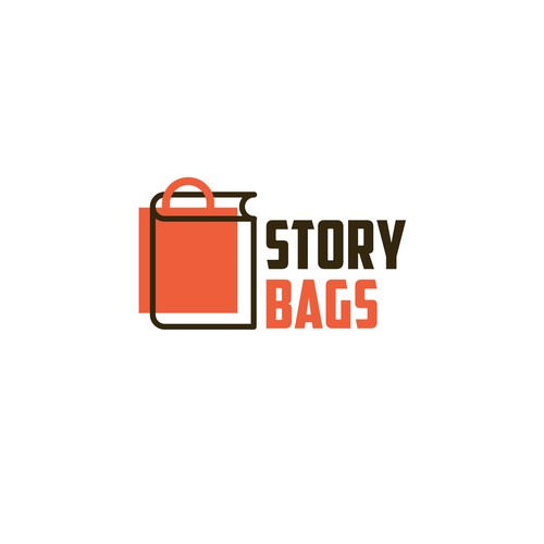 Novel logo with the title 'Story Bags'