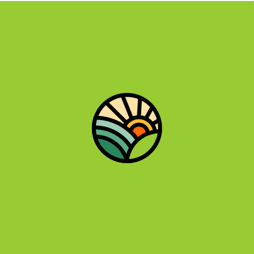 Wheat logo with the title 'concept wheat land'