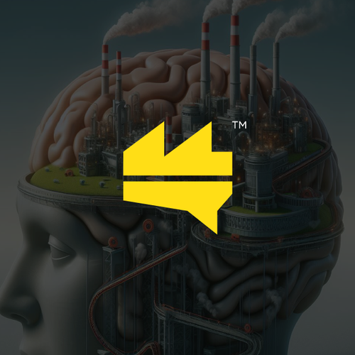 Level design with the title ' software logo FACTORY MIND'