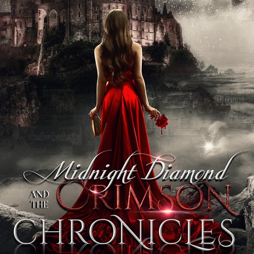 Fantasy design with the title 'Book Cover for Midnight Diamond'