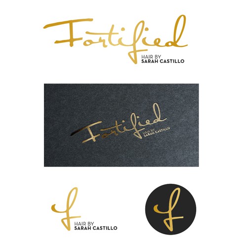 Cosmetics brand with the title 'Quirky and outside the square, our beautiful boutique hair salon needs your inspired design!'