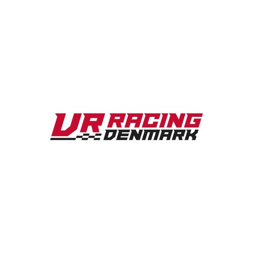 VR logo with the title 'VR Racing Logo Design'