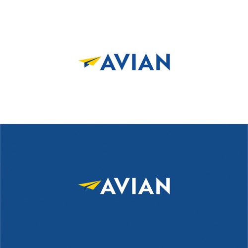 Airline design with the title 'Avian Logo #02'